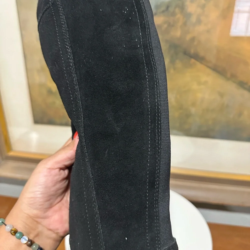 🌸BLONDO🌸 Windie Waterproof Over The Knee Boot - Black Suede Size: 6M
